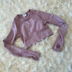 Gymshark Vital Seamless Crop Top Pink Purple Size Small New Without Tags